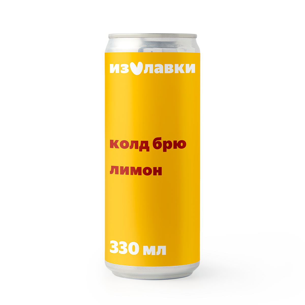 Колд брю "Из Лавки" лимон, 0,33 л, без ароматизаторов, в металлической банке