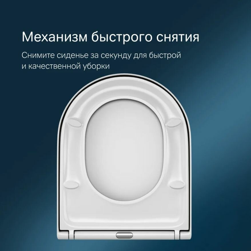 Крышка-сиденье Am.Pm Spirit 2.0 C707858WH - фото №4