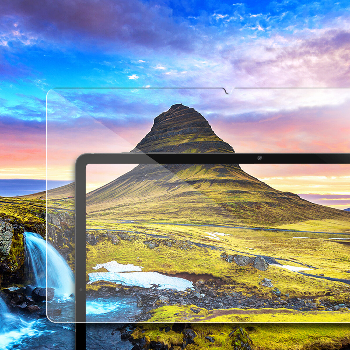Стекло защитное Araree Core для Samsung Galaxy Tab S8 Plus / S9 Plus, закаленное — фото 1