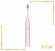 Ультразвуковая зубная щетка Sonic X-3 Toothbrush, pink, 4 насадки...