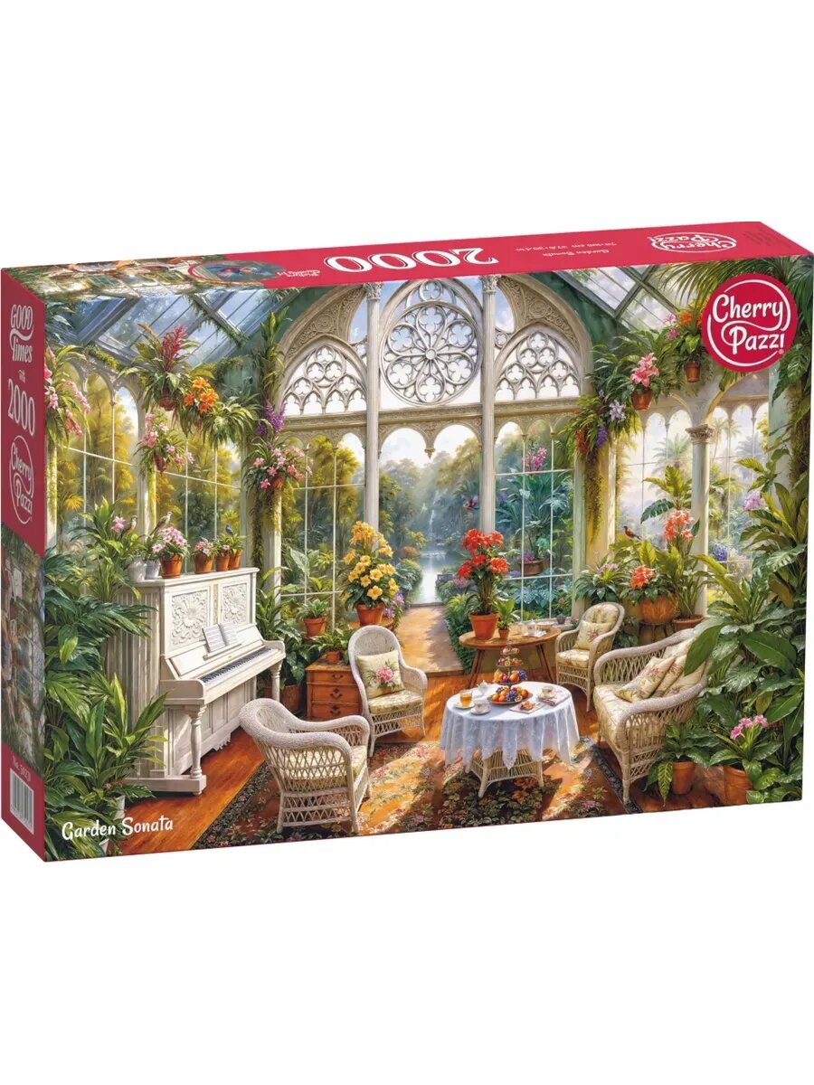 Пазлы для взрослых 2000 элементов Зимний сад