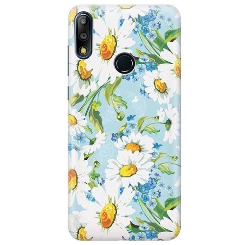 фото Ультратонкий силиконовый чехол-накладка для asus zenfone max pro (m2) zb631kl с принтом "поле ромашек" gosso