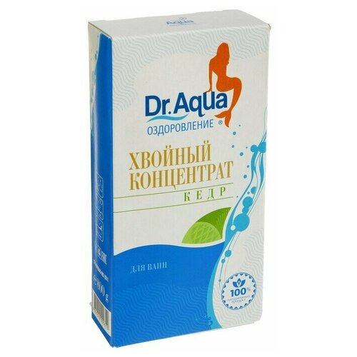 Хвойный концентрат Dr. Aqua «Кедр», 800 г(В наборе1шт.) сольздрав соль для ванны хвойный концентрат активация иммунитета 800 г