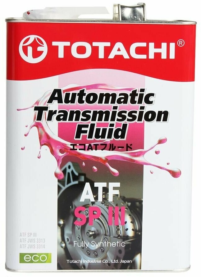 Жидкость для АКПП TOTACHI ATF SPIII, 1 л - фото №9