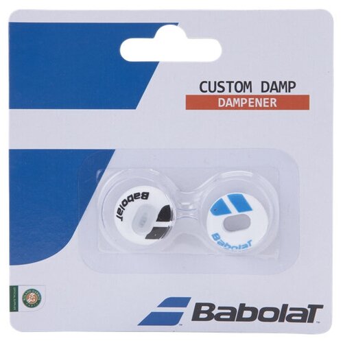 фото Виброгаситель babolat custom damp x2 white/cyan 700040-153