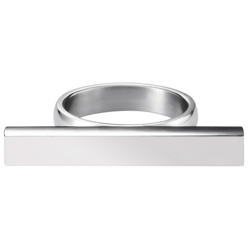 Кольцо Kalinka modern story, размер 19, серебряный, белый кольцо с кулонами сердцами размер 19 kalinka