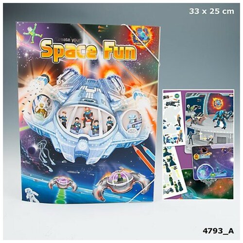 Альбом с наклейками Create Your - Space Fun