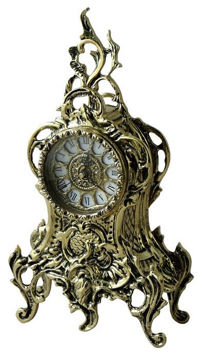 Часы Ласу каминные (золото) Размер: 35*19*8 см