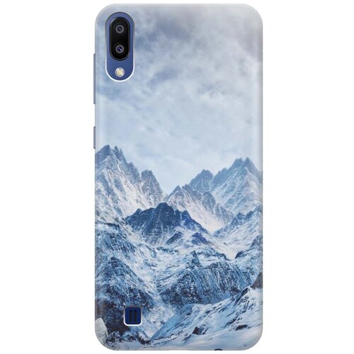 фото Gosso ультратонкий силиконовый чехол-накладка для samsung galaxy m10 с принтом "снежные горы"