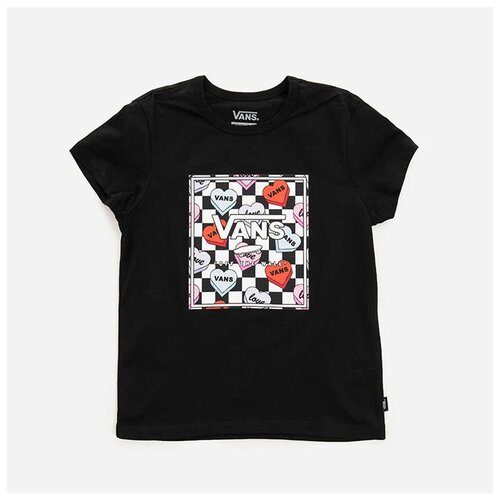 Футболка VANS, хлопок, размер M, черный