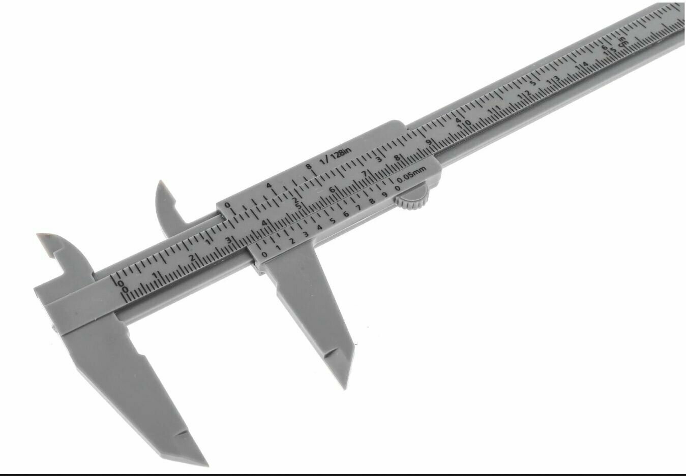 Штангенциркуль пластмассовый 150 мм, точность 0,1 мм,10/400 - фотография № 3