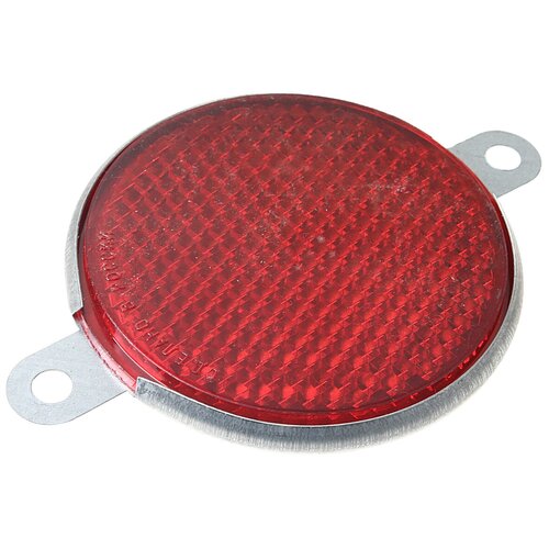 Катафот ТехАвтоСвет круглый красный АТК ФП310Е для заднего бампера универсальные 1 шт d85 мм 330₽