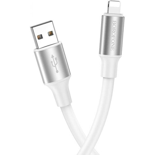 Кабель USB BOROFONE BX82 для Lightning, 2.4A, длина 1м, белый