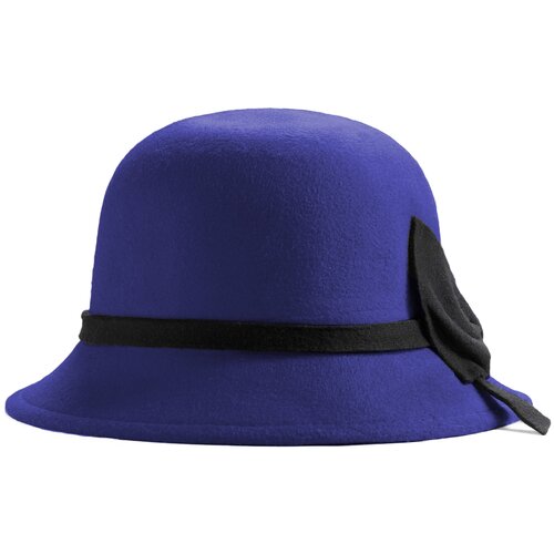 фото Шляпа "мадемуазель нитуш" nothing shop (королевский синий; черный) 55-57 см