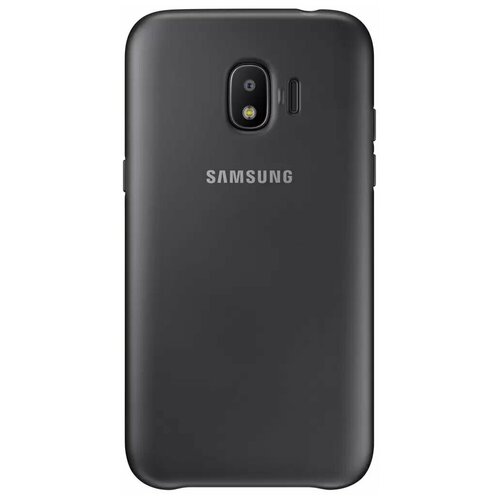 Чехол Samsung Dual Layer Cover для Galaxy J2 (2018) черный клип кейс samsung dual layer cover galaxy j2 2018 black
