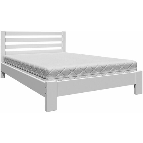 Кровать Массив Сосны Первый Мебельный Барди Белый античный 90х200 см