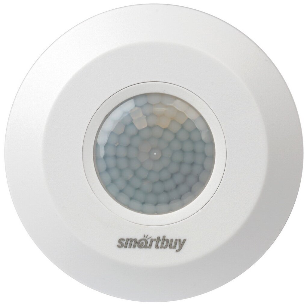 Инфракрасный датчик движения Smartbuy потолочный 800Вт до 6м IP20