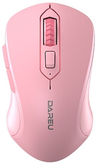 Мышь беспроводная Dareu LM115B Pink (розовый)