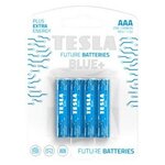 Tesla Батарейки Tesla AAA Blue+ 4 шт (8594183392196) - изображение