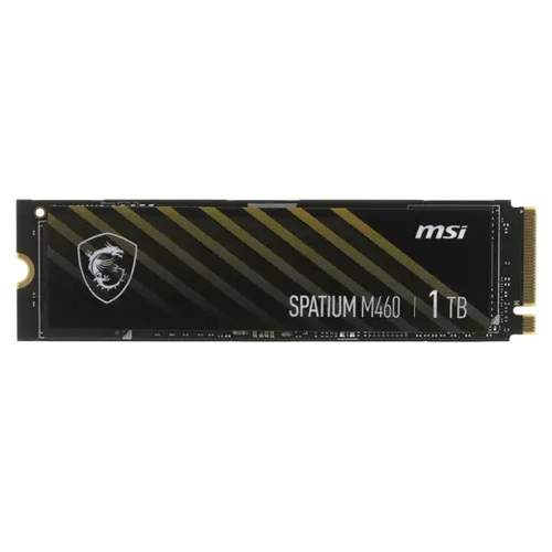 Твердотельный накопитель MSI SPATIUM 1 ТБ M.2 M460 PCIe 4.0 NVMe M.2 1TB