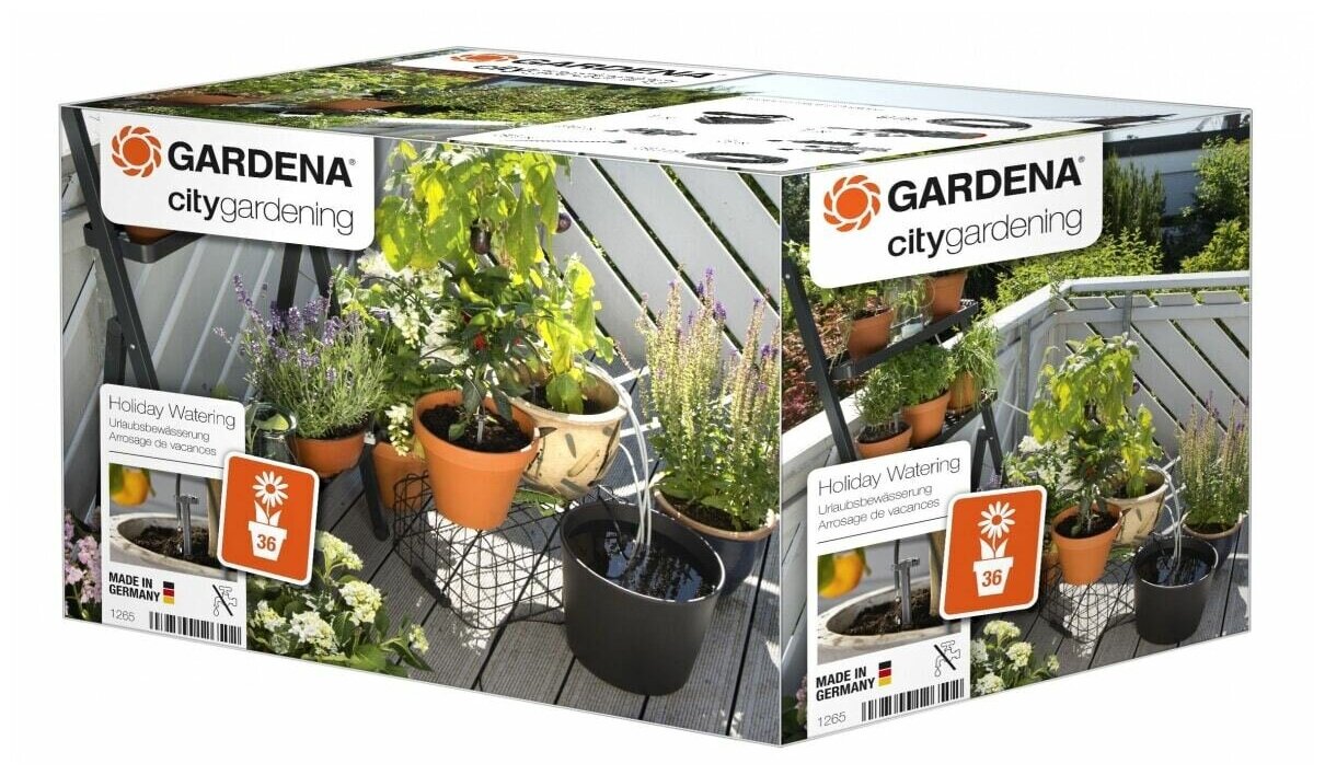 Комплект для полива растений и цветов в выходные дни и в отпуске Gardena 01265-20.000.00 - фотография № 5