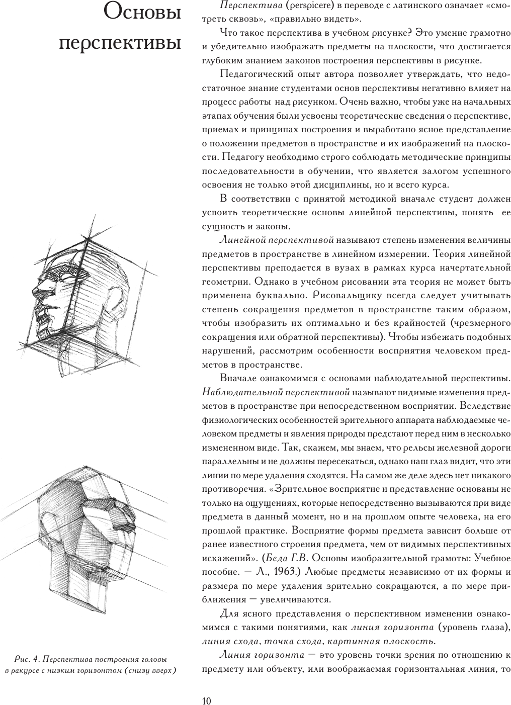 Голова человека. Основы учебного академического рисунка - фото №5