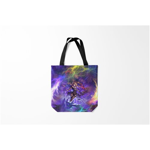 фото Сумка-шоппер / 40х40 см / геймерам / genshin impact ифрит геншин импакт z burnettie