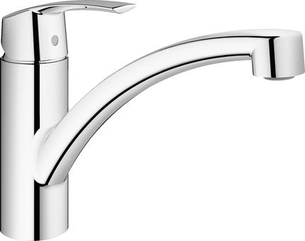 Смеситель для кухни GROHE Start, низкий излив, хром (32441001) - фотография № 4