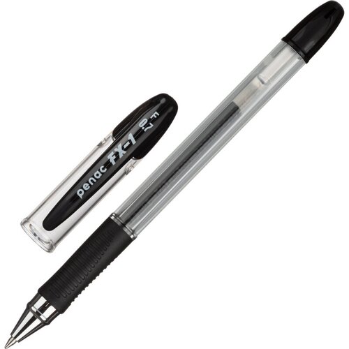 Ручка гелевая неавтомат. PENAC FX-1 0.7мм черная, манж, BA1903-06F