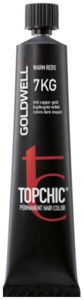 Goldwell Topchic стойкая крем-краска для волос, 7KG медный золотистый, 60 мл