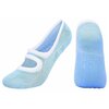 Носки противоскользящие Yoga Socks для йоги фитнеса и пилатеса, голубые - изображение