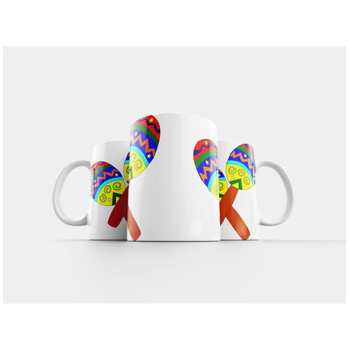 фото Кружка "маракасы, ударные инструменты, инструмент" 320 мл lotsprints