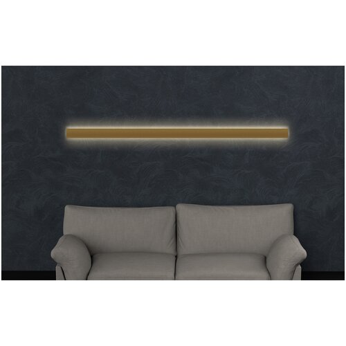 Настенный светильник NEWLAMP Doppia, 1200мм, бронза, LED, диммируемый, с пультом ДУ