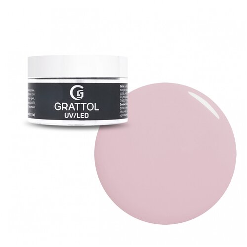 Grattol, Camouflage Gel - гель камуфлирующий (Light Pink), 15 мл grattol camouflage gel light natural 50 мл