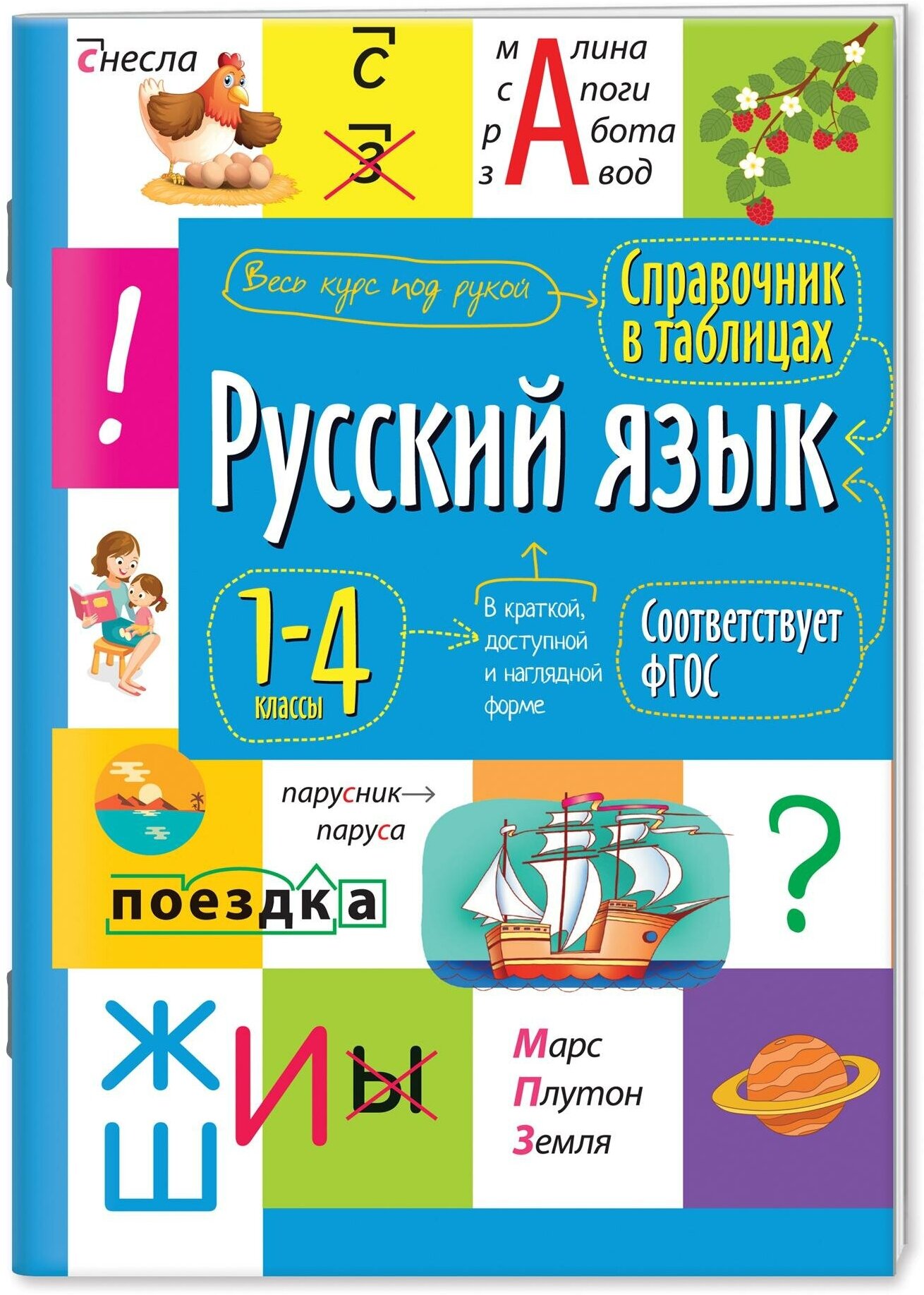 Справочник в таблицах. Русский язык. 1-4 классы