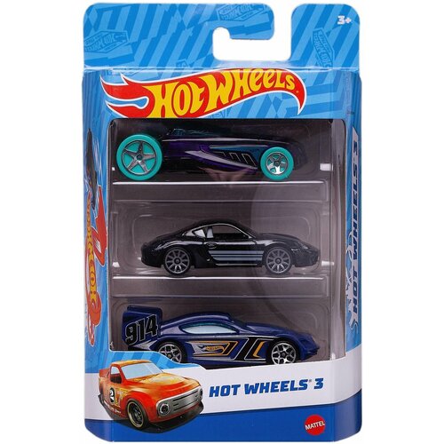 hot wheels крутые виражи Набор машинок Mattel Hot Wheels 3 машинки