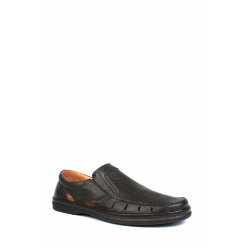 Туфли Romer, натуральная кожа, полнота 6, перфорированные, размер 39, коричневый
