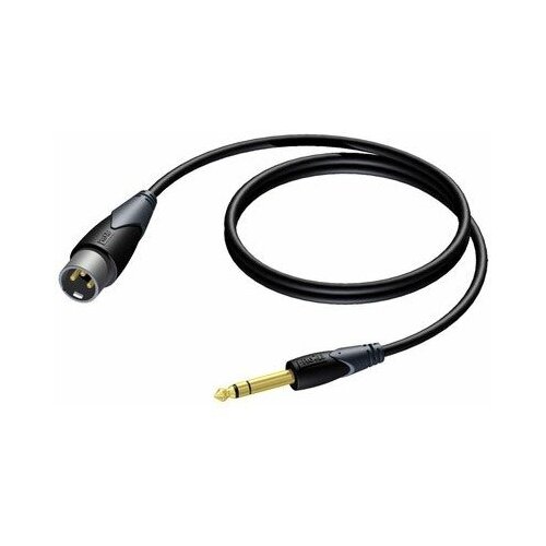 Кабель аудио 1xJack - 1xXLR Procab CLA724/3 3.0m кабель аудио 1xjack 1xxlr quik lok rksm344 2 2 0m