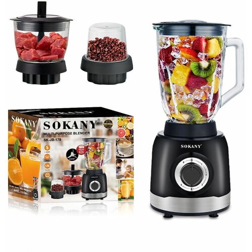 Высокопрочный блендер со стаканомSK-JB-17815 лМощный1000ВСтационарныйчерный 530000₽