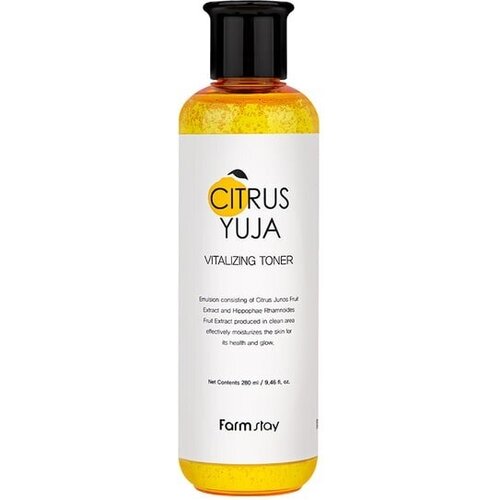 Farmstay Осветляющий тонер для лица с юдзу Citrus Yuzu Vitalizing Toner, 280мл