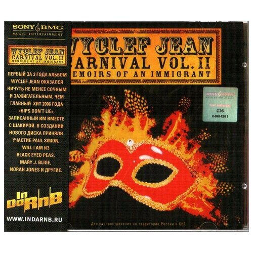 AUDIO CD Wyclef Jean - Carnival II (Memoirs Of An Immigrant). 1 CD набор 3 кружек 400 мл 12 5 9 10 см золотая адель зодиак мечтательность new bone china