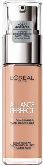 L'OREAL Тональный крем Alliance Perfect подстраивающийся к цвету и текстуре кожи, 30 мл, 3. R/3. C