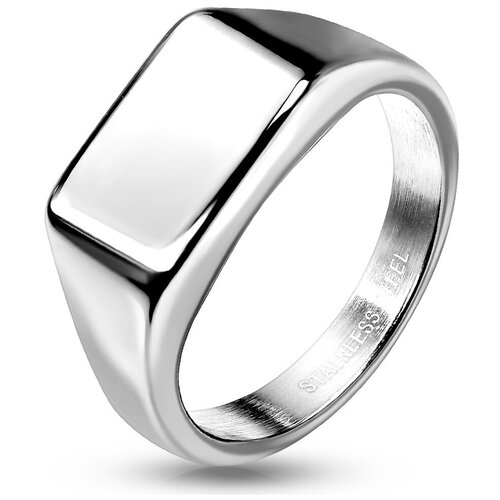 tom wood мужское кольцо печатка квадратное black molecule Печатка Spikes, размер 18, серебряный