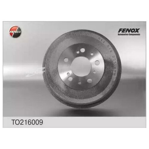 FENOX TO216009 Барабан тормозной