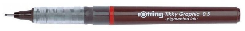 Rotring Ручка капиллярная "Tikky Grafic" чёрная 0.5мм