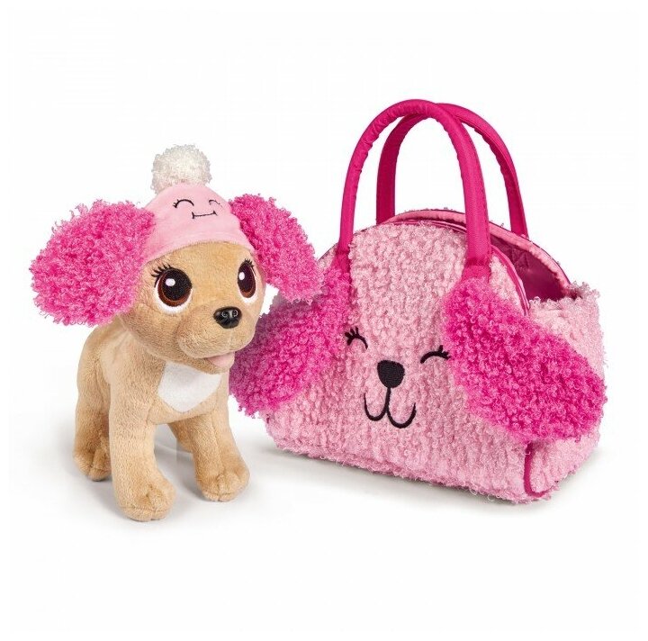 Мягкая игрушка Simba Chi-Chi Love Пушистые ушки, 20 см, розовый