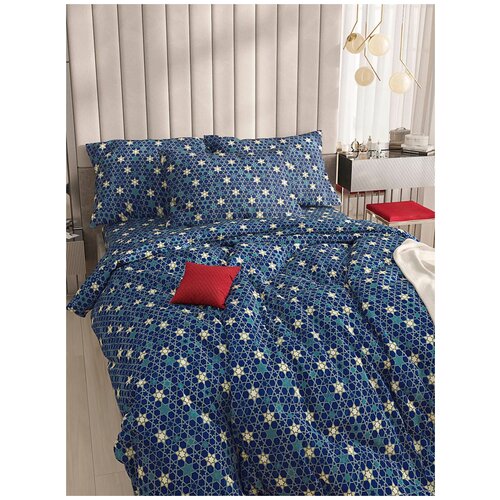 фото Постельное белье сказка "мозаика (компаньон)" евро наволочка 50х70 см 2 шт простынь 240х215 см пододеяльник 200х215 см