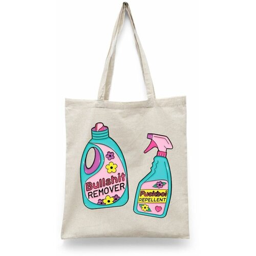 фото Сумка шоппер каждому своё, бежевый