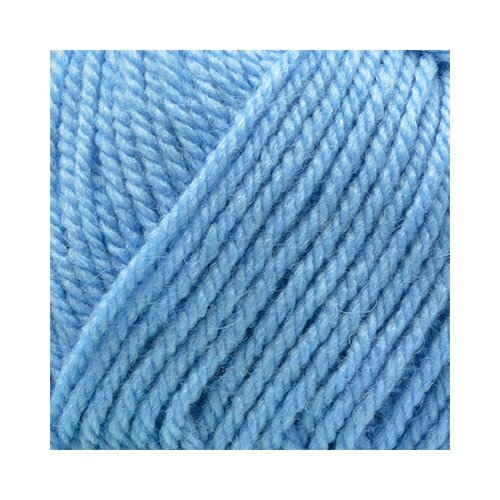 Пряжа для вязания ПЕХ Популярная (50% импортная шерсть, 45% акрил, 5% акрил высокообъёмный) 10х100г/133м цв.520 голубая пролеска