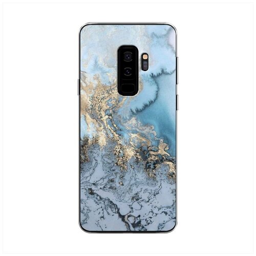 фото Силиконовый чехол "морозная лавина синяя" на samsung galaxy s9 + / самсунг галакси с9 плюс case place